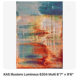 KAS Illusions Luminous 6204 Multi 6'7" x 9'6" Area Rug