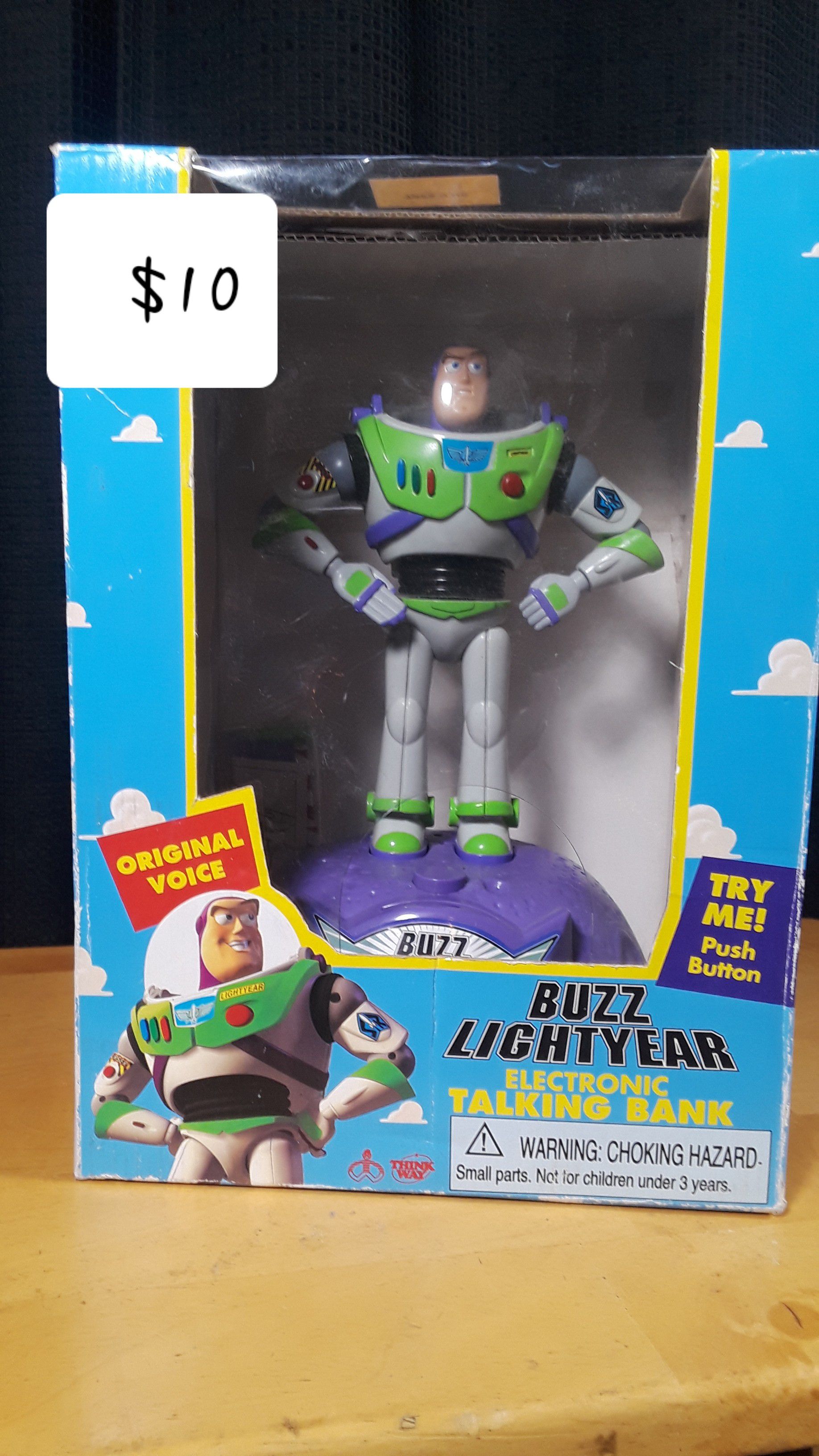 Buzz Lightyear Electronic Talking Bank