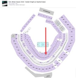 01/01/2024- NHL Winter Classic- Seattle Kraken vs Vegas Golden Knights