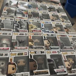 44 Star Wars Funko Pops All New 