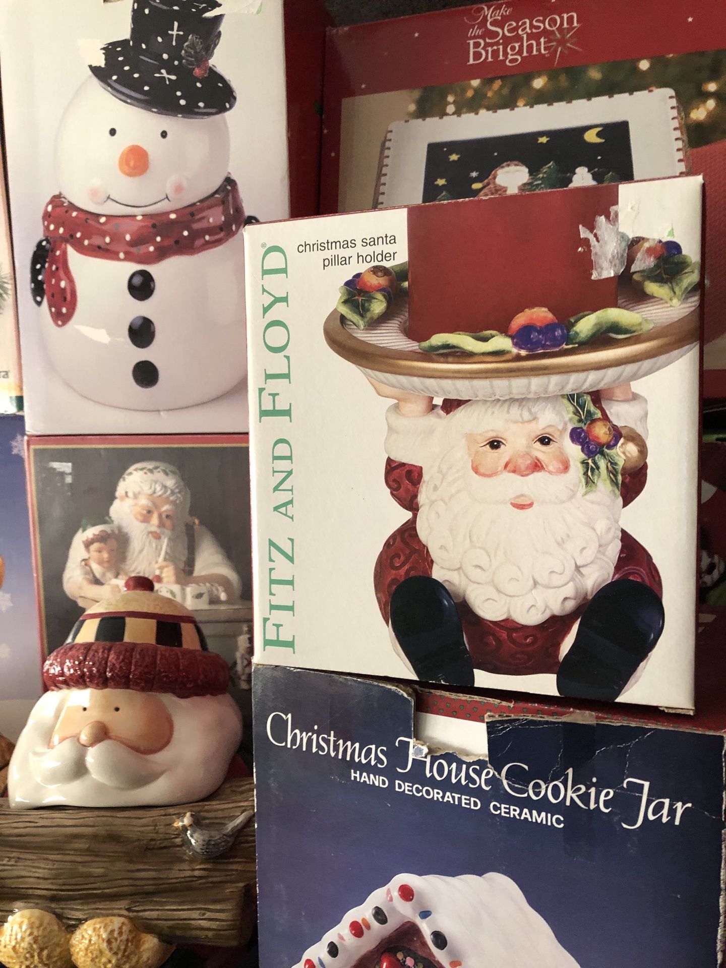 Christmas cookie Jars New