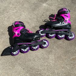 Kids Adjustable Rollerblades Size 12j-2