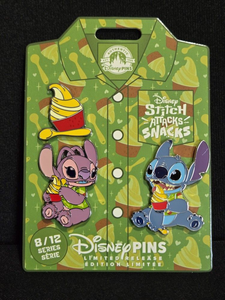 Disney Pins - Stitch Snack Attack - Dole Whip