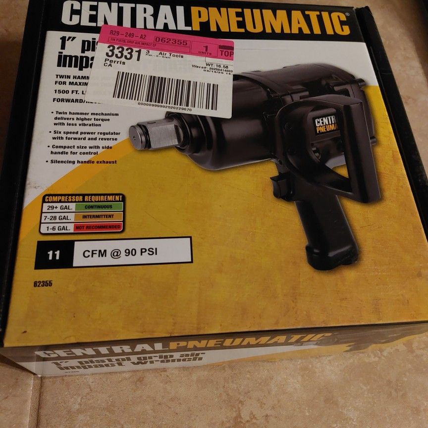 1 Inch IMPACT AIR WRENCH