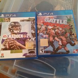 Ps4 Madden 21. & Battle Grounds .Both Only $10