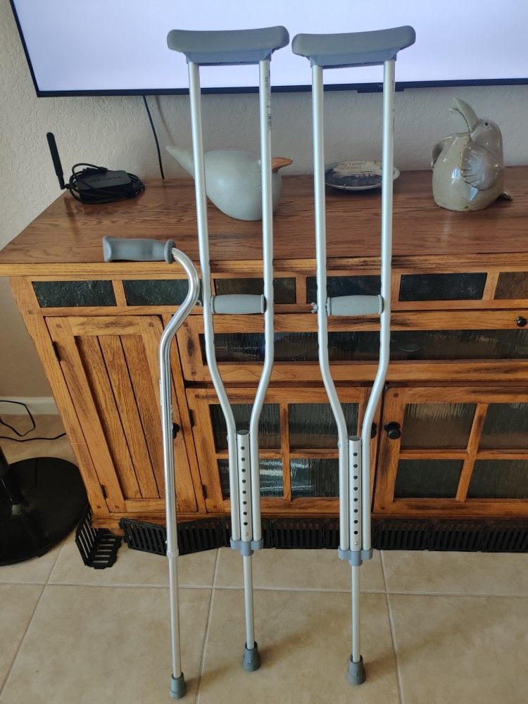 Crutches And Cane