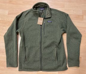FIRM PRICE New NWT Medium Patagonia Men's Better Sweater Jacket Full Zip Torry Pine Green Size M