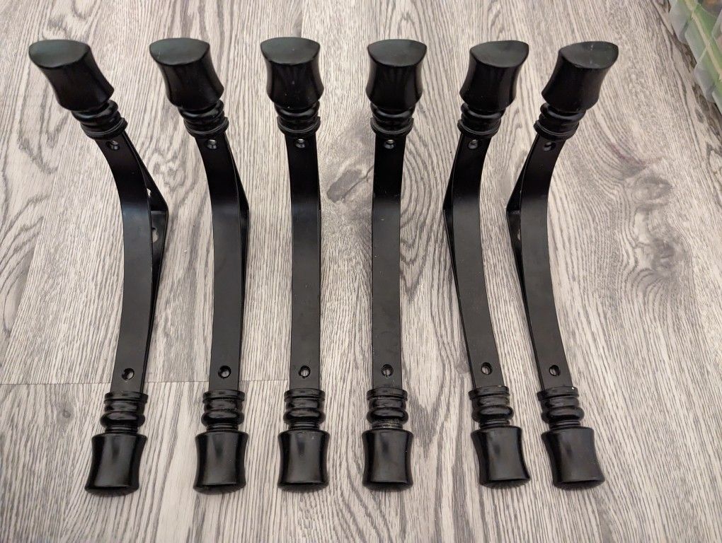 6 Farmhouse/Industrial Shelf brackets