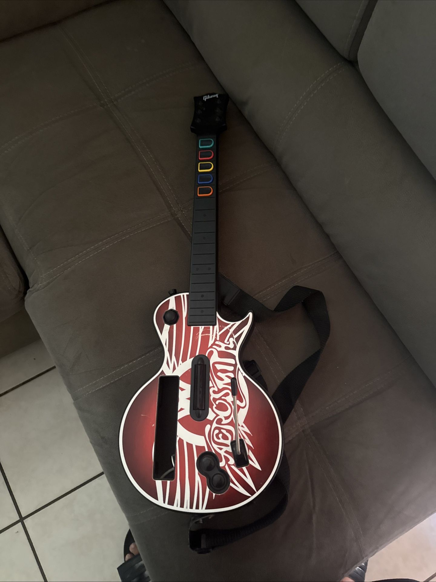 Wii Guitar Hero Guitar Aerosmith Edition
