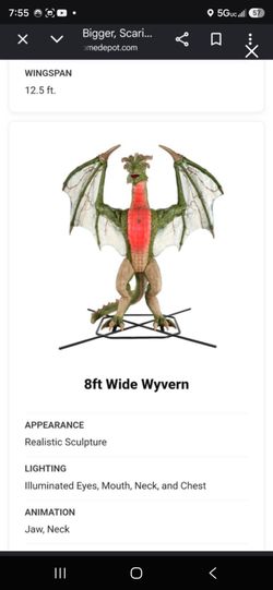 Halloween dragon 6ft