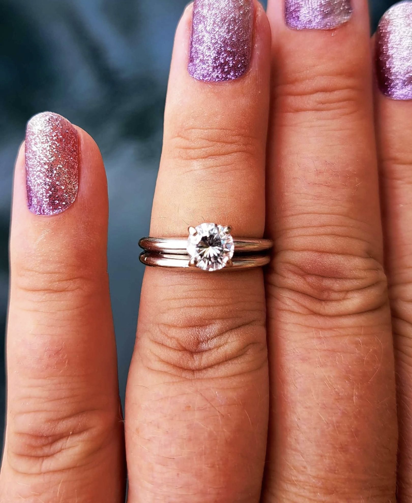 $6,700 Appraisal Hearts & Arrows Natural Si2 .82 Carat Diamond Solitaire Ring