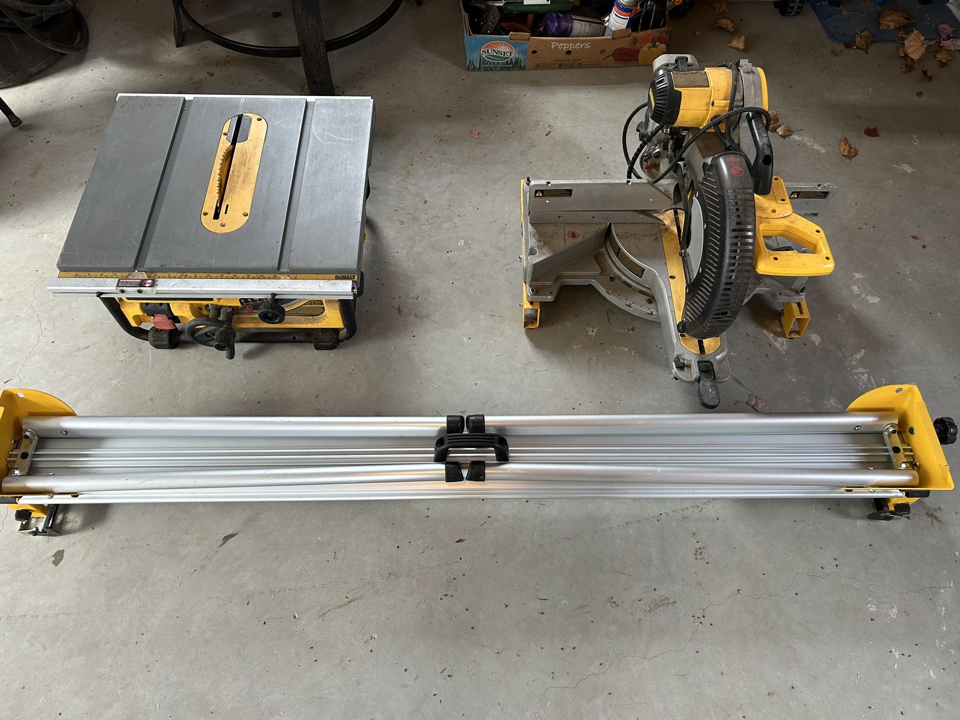 DeWalt Miter Saw / Table Saw / Stand