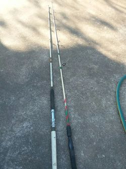 Two fishing poles