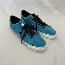 Converse X Sean Pablo One Star Pro Ox Sneaker Shoes Blue Suede Men Size 9