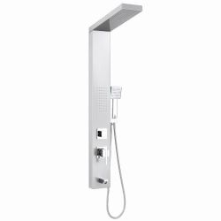Shower Panel Tower 46.5” – Rainfall, Handheld, Body Jet & Tub Spout