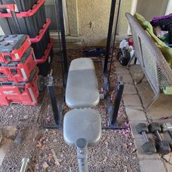 Dip Bar/ Weight Bench/ Olympic Bar