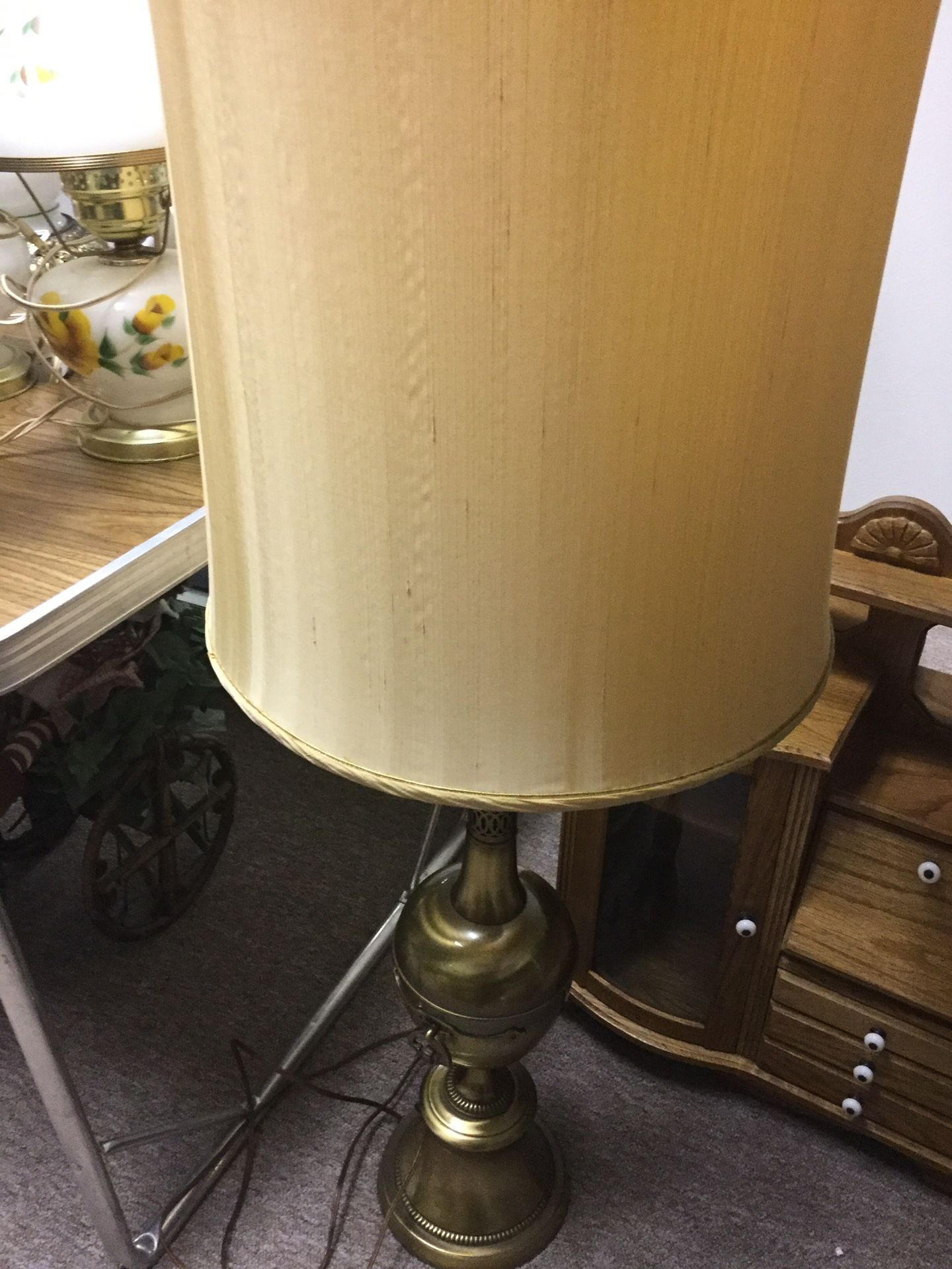 Brass lamp vintage