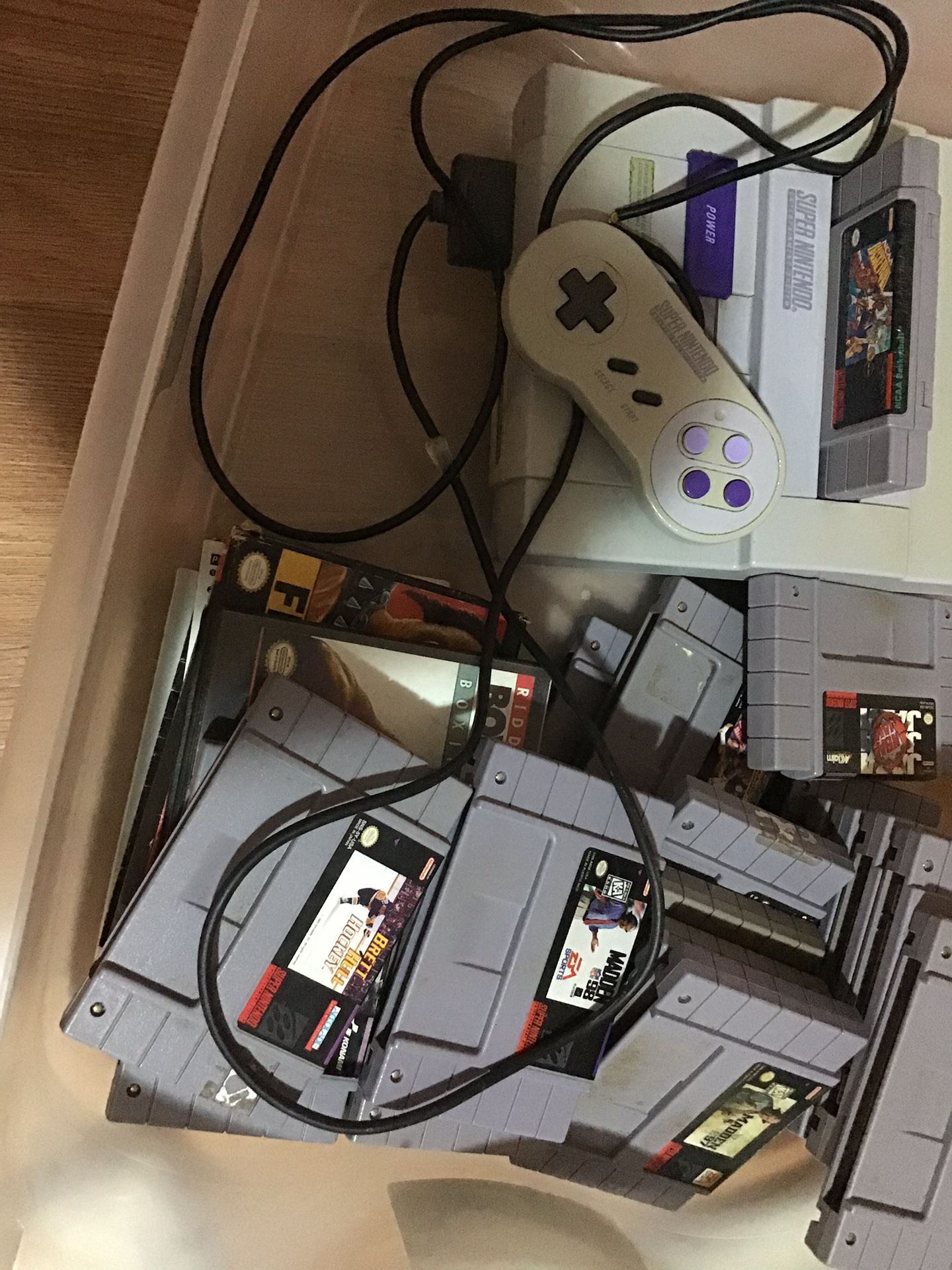 Super Nintendo Game system, (sold) game controller, (sold) GAMES ONLY!!!