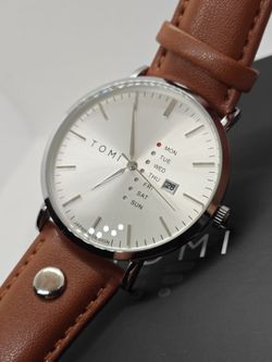 Tomi Silver Dial Watch