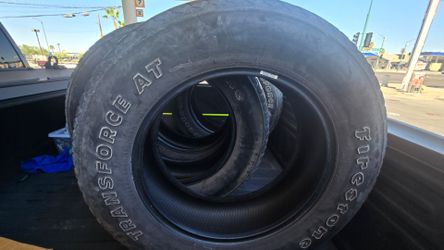 Firestone tire set 285 65 20