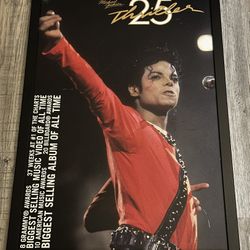 Michael Jackson Thriller 25th Anniversary Framed Poster