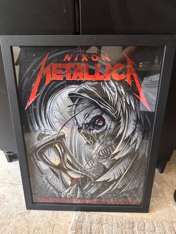 metallica framed