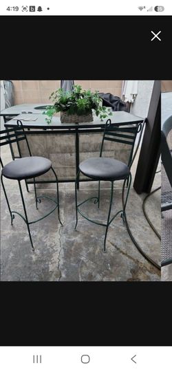 Party bar with chairs