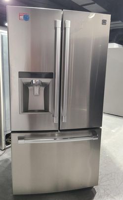 Kenmore 3-Door Stainless Steel Fridge
