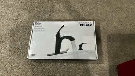 KOHLER Mistos® 4-hole kitchen faucet with 11" pull