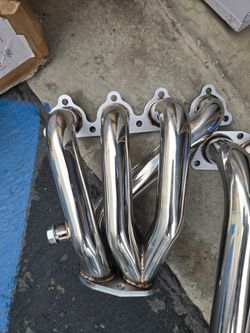 Fits 1(contact info removed) Honda Civic D15 D16 D-Series 4-2-1 Stainless Headers 2 Piece Set