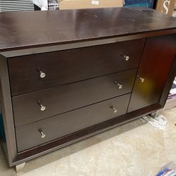 Dark Wood Dresser/Cabinet