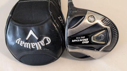 RH MINT CALLAWAY BIG BERTHA BETA DRIVER 10.5*  MATRIX PROTO RED TIE OC DESIGN R. FLEX GRAPHITE SHAFT W/ HEAD COVER