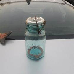 Vintage Ball Canning Jar Blue