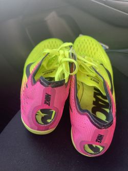 Nike Zoom Victory 3 OC Volt Pink Mens Track & Field Distance Running Shoes Size 10.5