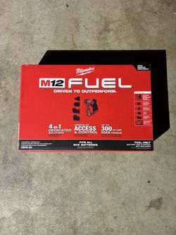 Milwaukee M12 FUEL 12V Lithium-Ion Brushless Cordless 4-in-1 Installation 3/8 in. Drill Driver with 4 Tool Head (Tool-Only)