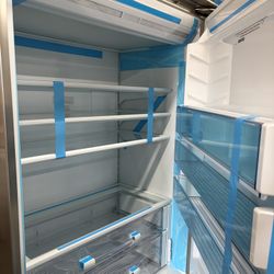Sub Zero Stainless Steel Built In 36” Bottom Freezer Refrigerator 