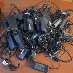 Large Lot Of Laptop Power Cords Untested Sold As Is