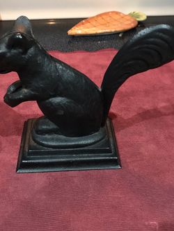 Cast Iron Squirrel Nutcracker