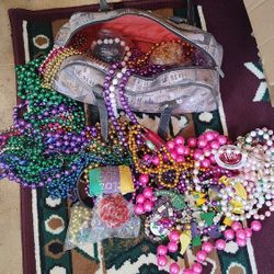 Mardi Gras Beads And Necklaces
