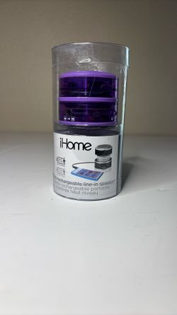 Hi Home Portable Speaker Purple See-Through Case