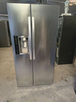 LG Refrigerator stainless steel side by Side