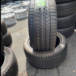 255/40ZR17  **2 ** tires available 255/40/17 75$ for 1 tire / EACH plus tax . Total 2 tires in stock. Mount available but not included. Wheel alignmen