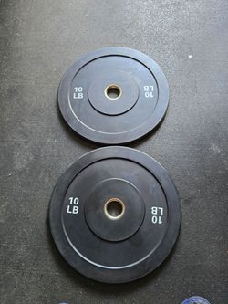 10 LB Rubber Bumper Plates Pair