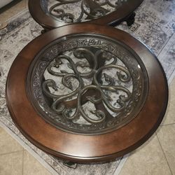 Coffee Table With Side Table