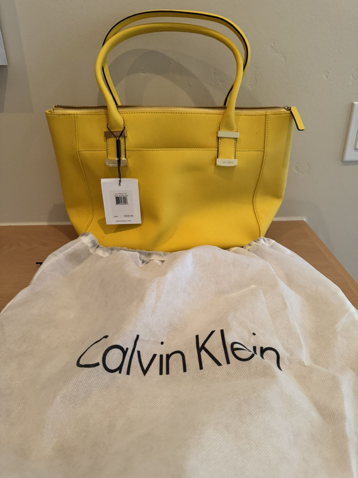 Calvin Klein leather handbag
