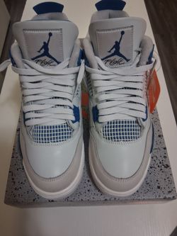 Jordan retro 4 military blue