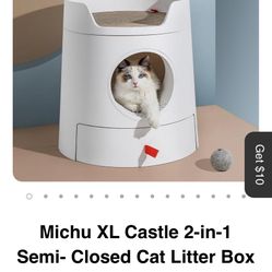 Cat Starter Kit Litter Box And Tofu Litter
