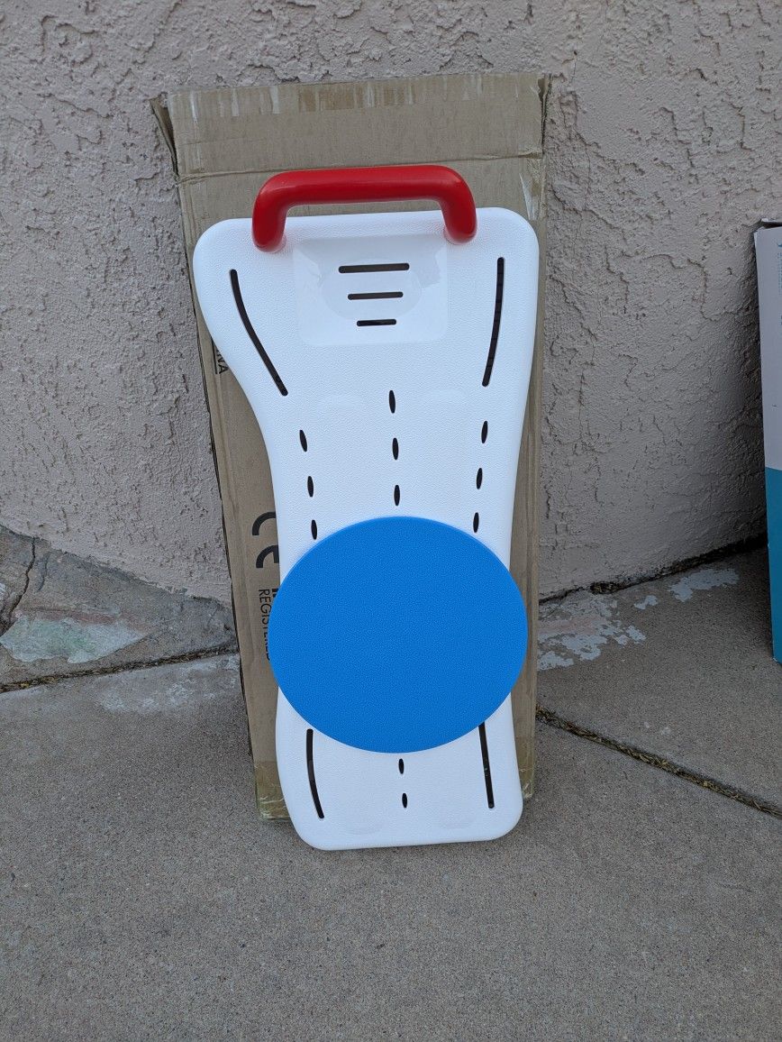 Bathtub Board With Handle And Rotating Seat Shower Chair Bath Board
