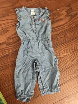 Carters denim jumpsuit