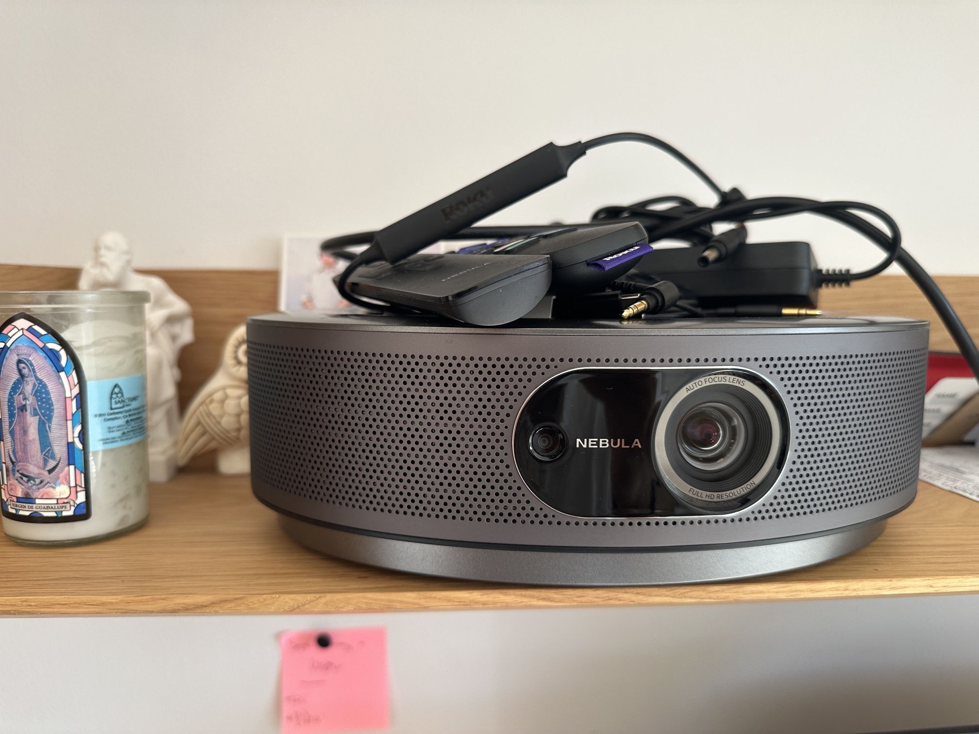 Anker Nebula Cosmos Full HD Projector + Roku Stick